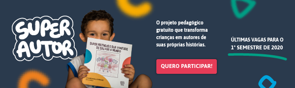 SuperAutor - O projeto pedagógico gratuito que transforma crianças em autores de suas próprias histórias.